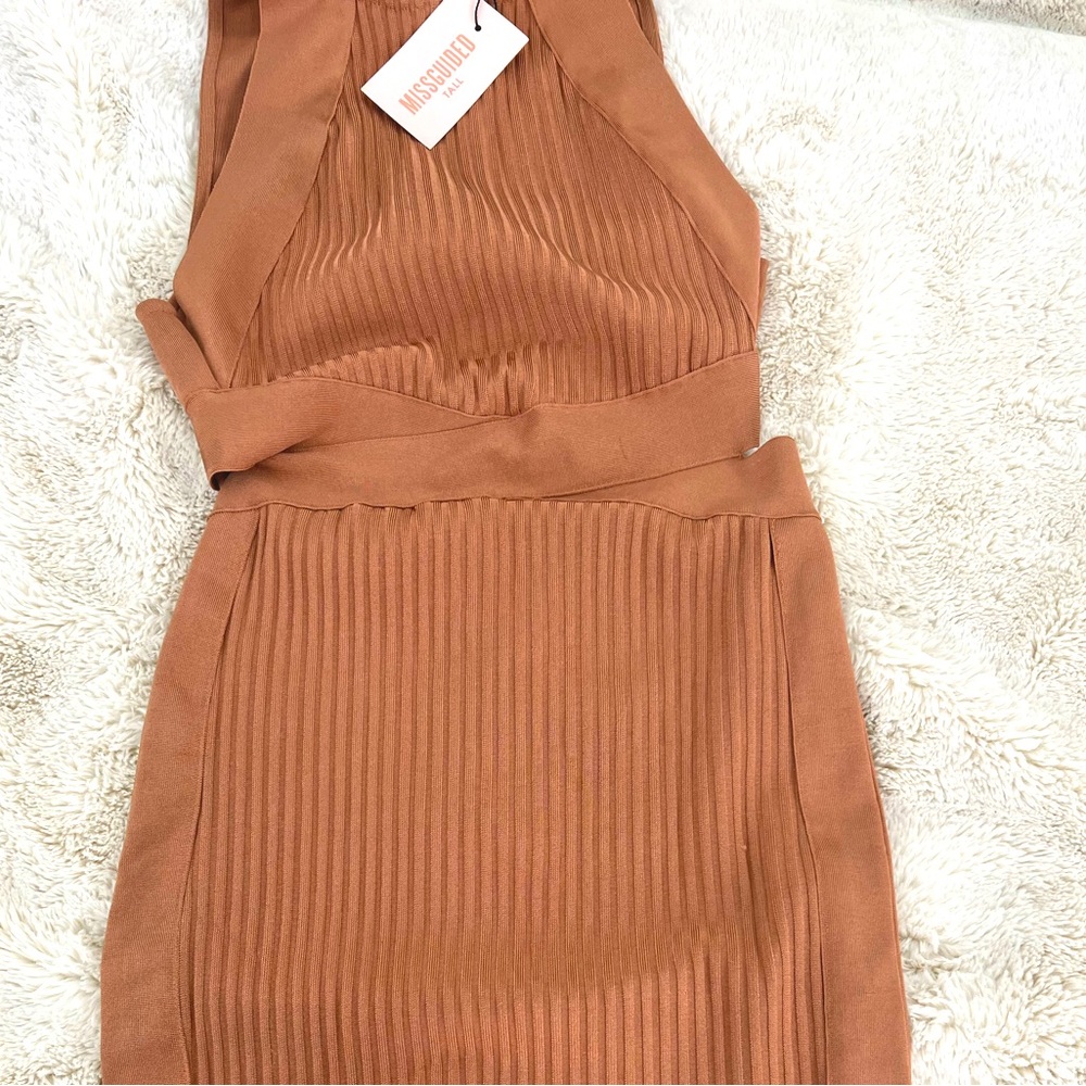 Missguided | Midi Dress with Back Cut Out | Wedding Guest Dress